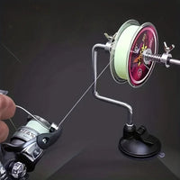 QuikSpool™ Suction Line Spooler – Premium Aluminum Alloy Fishing Reel Spooler